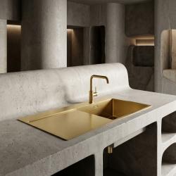 pure-sink-exclusivo-gold-sink-100x52cm-draining-board